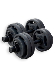 Гантелі олімпійські RN-Sport 2 шт по 31 кг металева (Olimp_2х31)