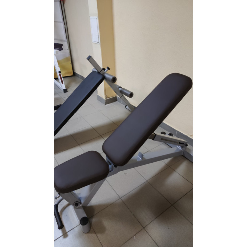 Професійна лава зі стійками RN-Sport black rock + Олімпійська штанга 120 кг