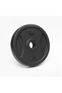 Металлический диск RN-Sport 2,5 кг под гриф 25мм для гантели (штанги)