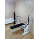 Скамейка для жима RN classic prof + Олимпийская резиновая штанга 100кг