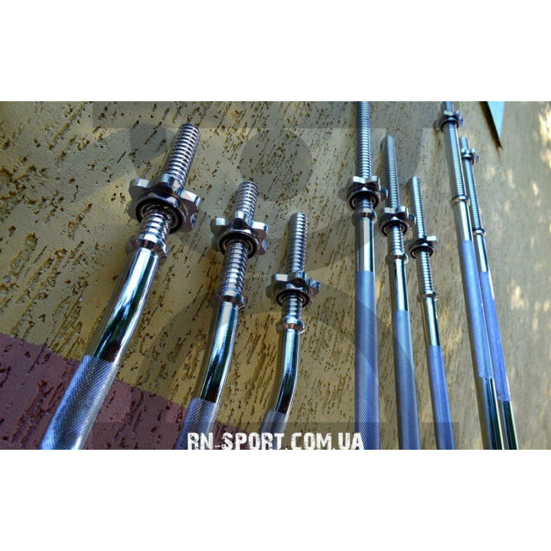 Лава для жиму з тягою + 4 грифи + Металеві диски RN-Sport 65кг