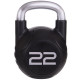 Гиря гумова з хромованою ручкою 22 кг York (TA-2681-22)
