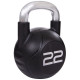 Гиря гумова з хромованою ручкою 22 кг York (TA-2681-22)