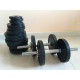 Обгумовані гантелі RN-Sport 2 по 16 кг (RN_OD2х16)