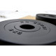 67 кг (2х1.25, 2х2.5, 2x5, 2х10 та 2x15) дисків, покритих пластиком (31 мм)