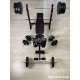 Знижка! Лава для жиму ReadMeBlack + 4 грифи, 100 кг дисків RN-Sport