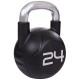 Гиря гумова York з хромованою ручкою, вага 24 кг (TA-2681-24)