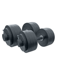 Гантелі гумові олімпійські RN-Sport 2 шт. по 51 кг.