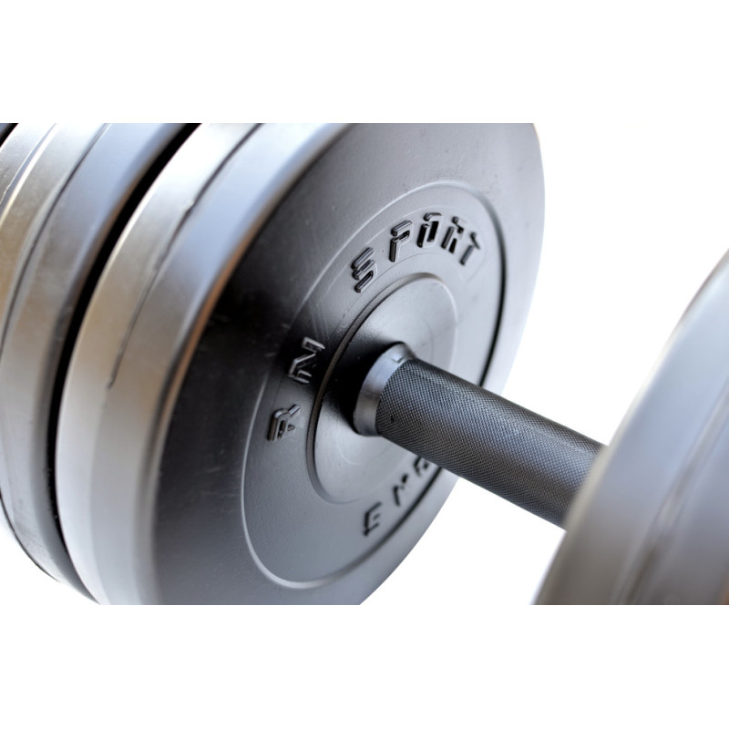 Гантель StrongMan на 31 кг від RN-Sport + розширювач грифу.