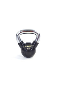 Гиря гумова з хромованою ручкою 4 кг York ТА-5162-4