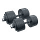 Гантелі гумові олімпійські RN-Sport 2 шт. по 62 кг.