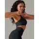 Спортивний топ з чашками - Колір: Чорний